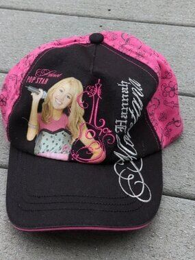 Hannah Montana Baseball Hat | Y2K Hannah Montana Adjustable Hat